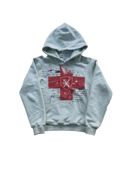 red cross hoodie